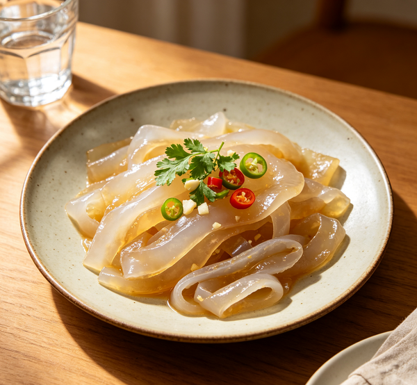 Delicate and Flavorful Jellyfish Noodles